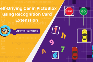 Self-Driving-Card-inPictoBlox-using-Recognition-Card
